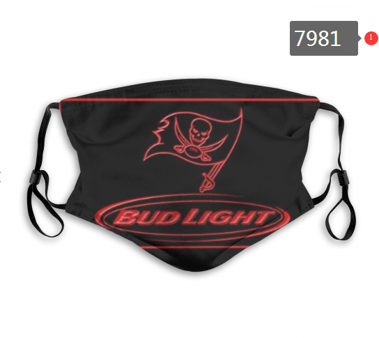 NFL 2020 Tampa Bay Buccaneers #7 Dust mask with filter